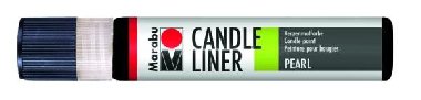 Marabu Candle Liner na svíčky - černý 25 ml - neuveden