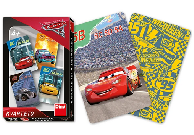 Karty Kvarteto Cars 3 - Dino Toys