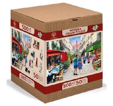 Wooden City Puzzle Paříž 505 dílků - neuveden