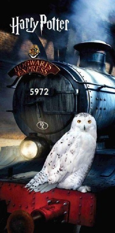 Bavlněná osuška Harry Potter Bradavický expres 70 x 140 cm - neuveden