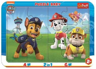 Baby puzzle Šťastná Tlapková patrola 2v1