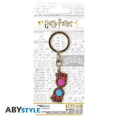 Harry Potter Kovová klíčenka - Brýle Lenky Láskorádové - neuveden