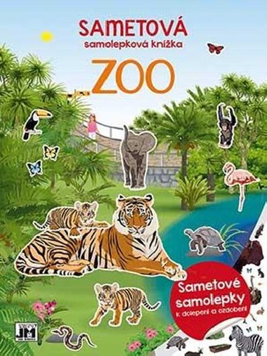 Sametov samolepkov knka - Zoo - 