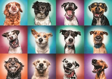 Trefl Puzzle Legrační portréty psů II 2000 dílků - neuveden