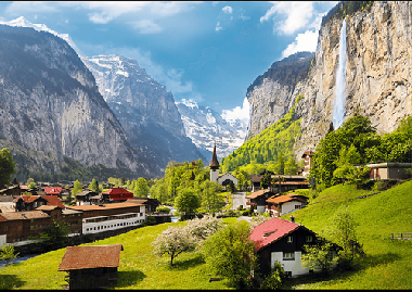 Trefl Puzzle Švýcarsko Lauterbrunnen 3000 dílků - neuveden