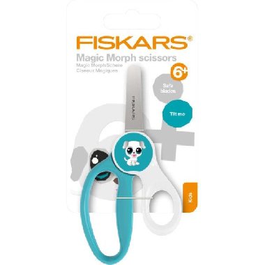 Fiskars Magic Morph Dětské nůžky - štěně 13 cm od 6+ - neuveden