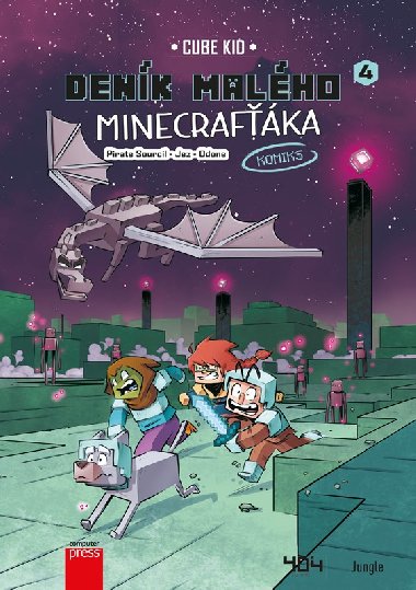 Denk malho Minecrafka: komiks 4 - Vtejte v i Konce - Cube Kid