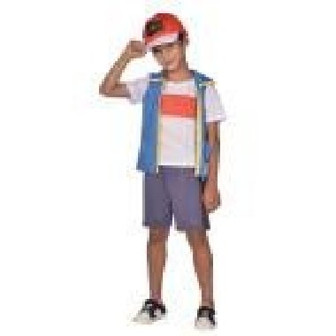 Dětský kostým Pokemon Ash 4-6 let - neuveden