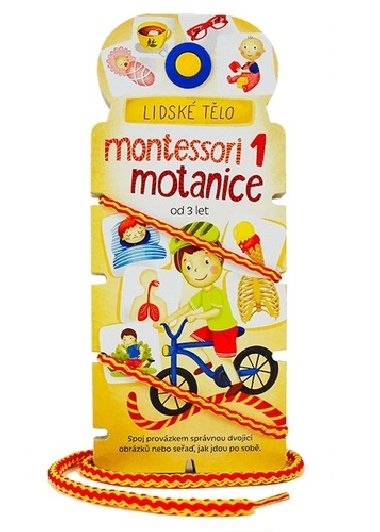 Montessori motanice 1 Lidsk tlo - Modr slon