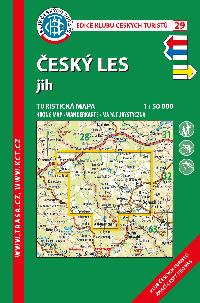 Český les - jih - mapa KČT 1:50 000 číslo 29 - 7. vydání 2021 - Klub Českých Turistů