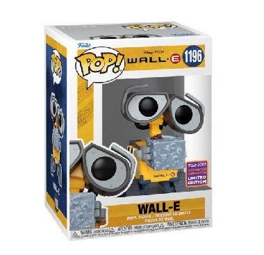 Funko POP Disney: Wall-E w/cube (2022 shared WonderCon exclusive) - neuveden
