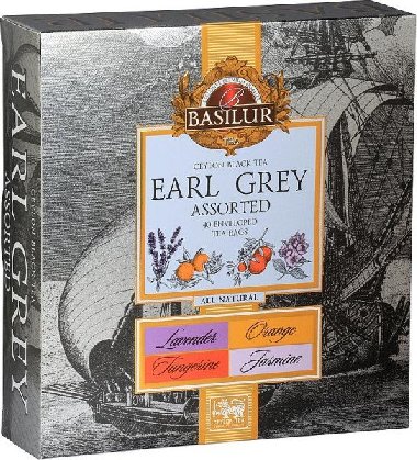 BASILUR Earl Grey Assorted 40 sk - neuveden