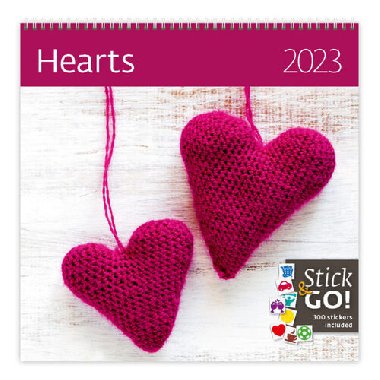 Kalend nstnn 2023 - Hearts, plnovac - Helma