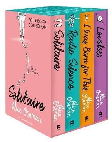 Alice Oseman Four-Book Collection Box Set (Solitaire, Radio Silence, I Was Born For This, Loveless) - Osemanov Alice