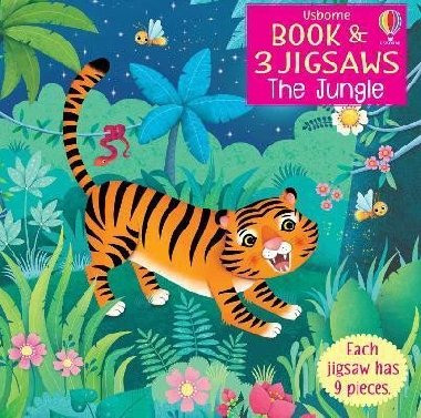 Usborne Book & 3 Jigsaws: The Jungle - Taplin Sam