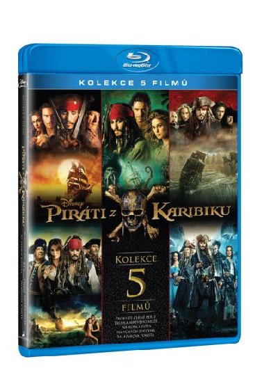 Piráti z Karibiku 1.-5. - kolekce 5 Blu-ray - neuveden