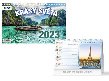 Krsy svta 2023 - stoln kalend - MFP Paper