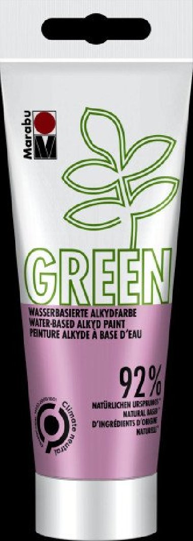 Marabu Green Alkydová barva - pastelová růžová 100 ml - neuveden