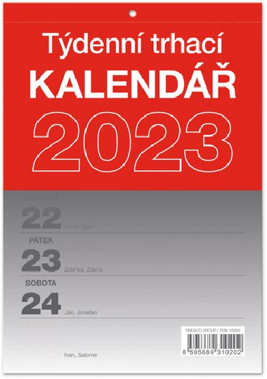 Kalend 2023 nstnn: Trhac tdenn, A5 - Presco Group