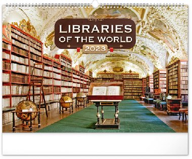 Kalend 2023 nstnn: Svtov knihovny, 48  33 cm - Presco Group