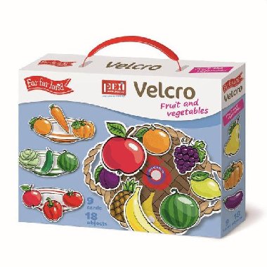 PEXI Velcro skládačky - Ovoce a Zelenina (Fruits and Vegetables) - neuveden