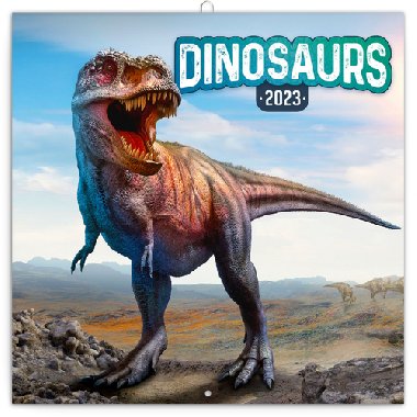 Kalend 2023 poznmkov: Dinosaui, 30  30 cm - Presco Group