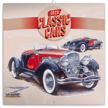 Kalend 2023 poznmkov: Classic Cars - Vclav Zapadlk,, 30  30 cm - Presco