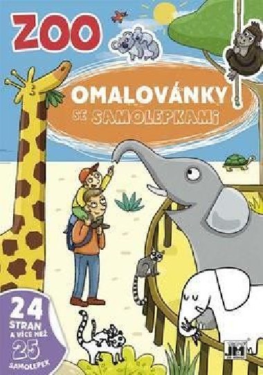 Omalovnky se samolepkami ZOO - Jiri Models