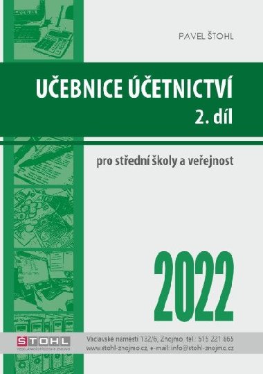 Učebnice Účetnictví II. díl 2022 - Štohl Pavel