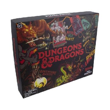 Puzzle Dungeons and Dragons - Kostka 1000 dílků - neuveden, neuveden