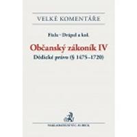 Obansk zkonk IV. Ddick prvo  1475-1720: Koment - Fiala, Drpal a kol.