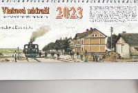 Vlakov ndra na starch pohlednicch stoln kalend 2023 - Stanislav Olt