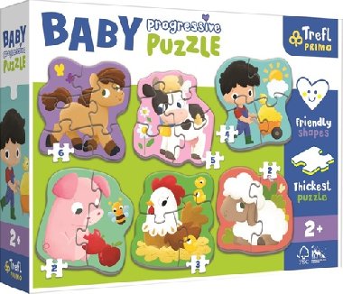 Baby puzzle Farma 6v1