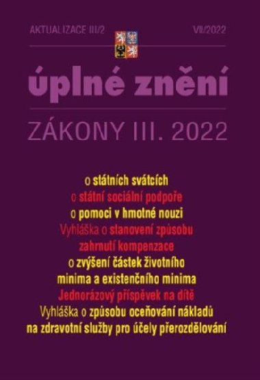 Aktualizace 2022 III/2 - o státní sociální podpoře
