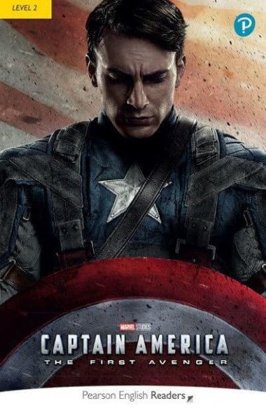 Pearson English Readers: Level 2 Marvel Captain America The First Avenger Bk + Code - Rollason Jane