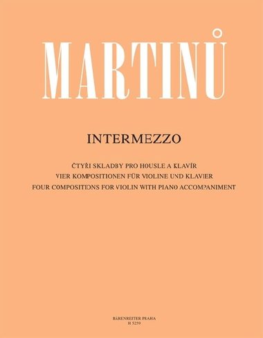 Intermezzo - Bohuslav Martin