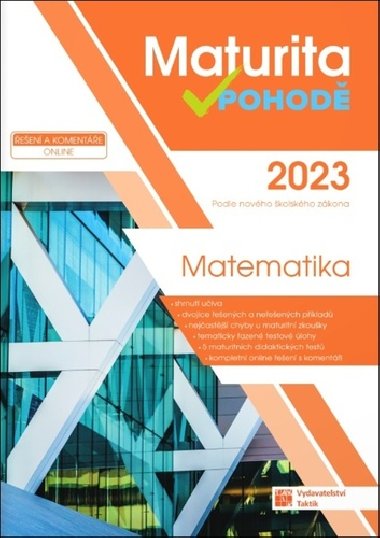 Matematika - Maturita v pohod 2023 - Taktik
