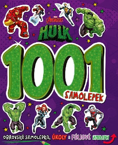Marvel Avengers Hulk 1001 samolepek - Egmont
