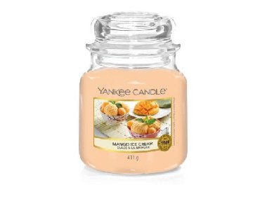 YANKEE CANDLE Mango Ice Cream svka 411g - neuveden