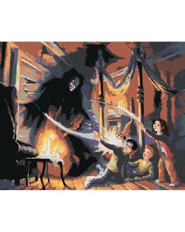 Malování podle čísel 40 x 50 cm Harry Potter - Sirius Black první setkání - neuveden