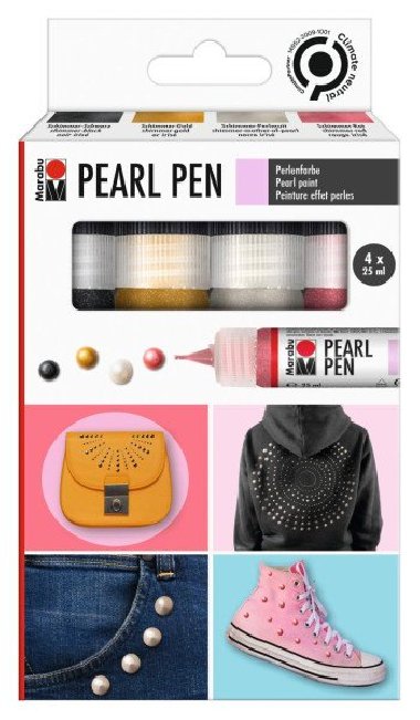 Marabu Pearl Pen Sada Tekutých perel 4 x 25 ml - neuveden