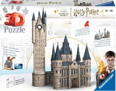 Ravensburger Puzzle 3D Harry Potter: Bradavický hrad - Astronomická věž 540 dílků - neuveden