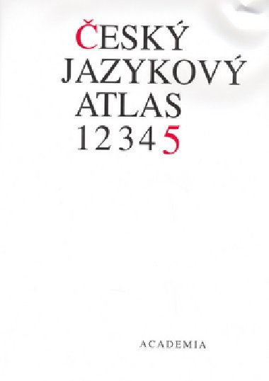 ČESKÝ JAZYKOVÝ ATLAS 5.DÍL - Jan Balhar