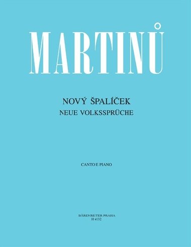 Nov palek - Bohuslav Martin