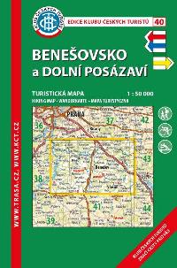 Benešovsko a Dolní Posázaví - mapa KČT 1:50 000 číslo 40 - 9. vydání 2022 - Klub českých turistů
