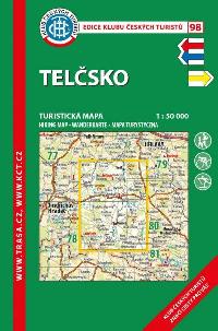 Telčsko - turistická mapa KČT 1:50 000 číslo 98 - 6. vydání 2021 - Klub Českých Turistů