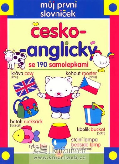 MJ PRVN SLOVNEK ESKO-ANGLICK SE 190 SAMOLEPKAMI - 