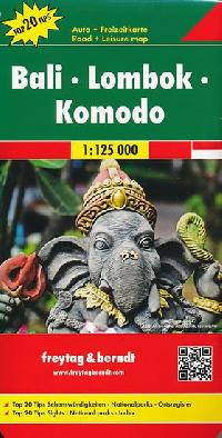 Bali, Lombok, Komodo 1:125 000/automapa - neuveden