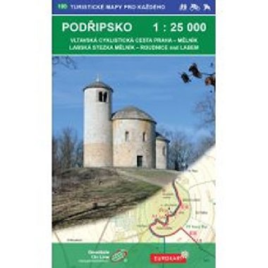 Podipsko 1:25 000 Turistick mapa - Geodzie On Line