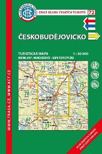 Českobudějovicko - turistická mapa KČT 1:50 000 číslo 72 - 7. vydání 2020 - Klub Českých Turistů